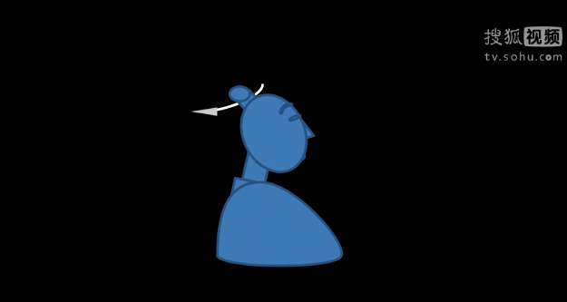 古人有發髻，可以插筆。