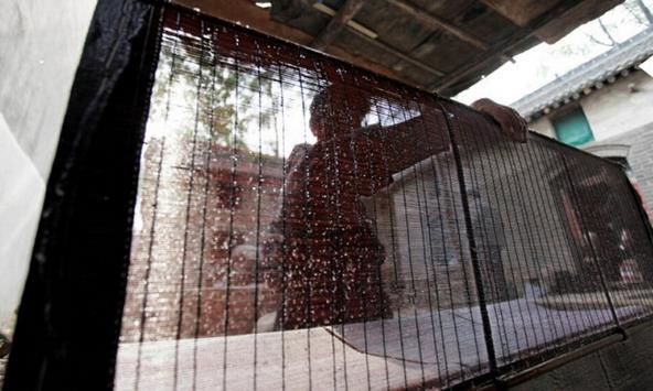 古法手工造紙必用的竹簾