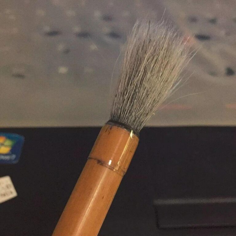 啟明文房的竹杆毛筆為什麽開裂？