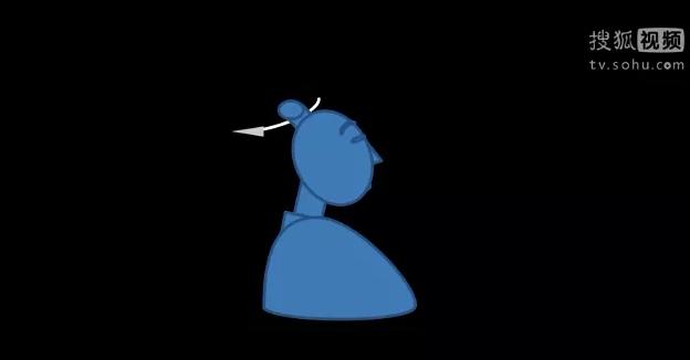 古人有發髻，可以插筆。