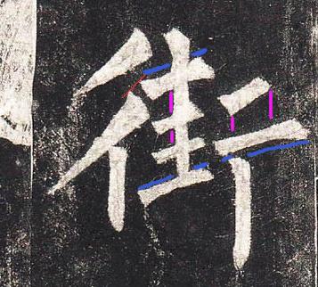 觀察街字的結構